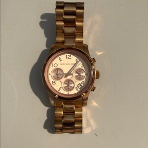 Michael Kors Men's Rose Gold Chronograph Watch